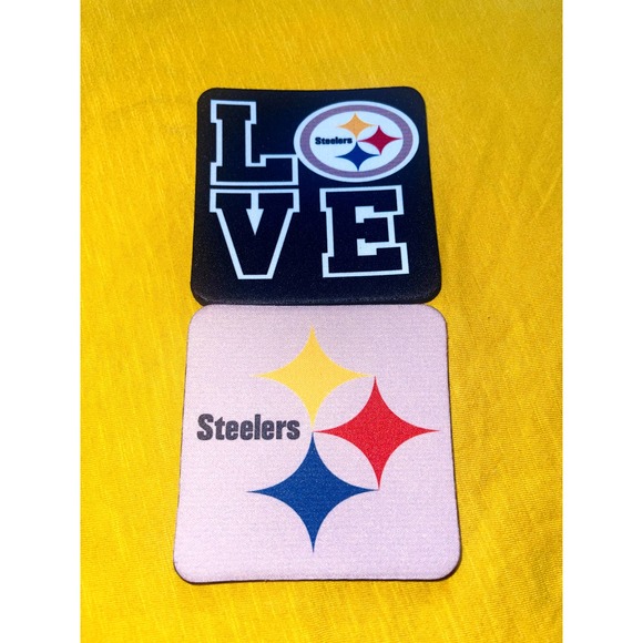 Pittsburgh Steelers High Absorbent Coasters (pack of 4) - Picture 2 of 4